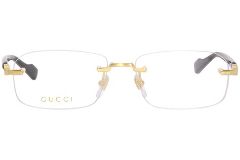 men's gucci eyeglass frames|gucci rimless glasses for men.